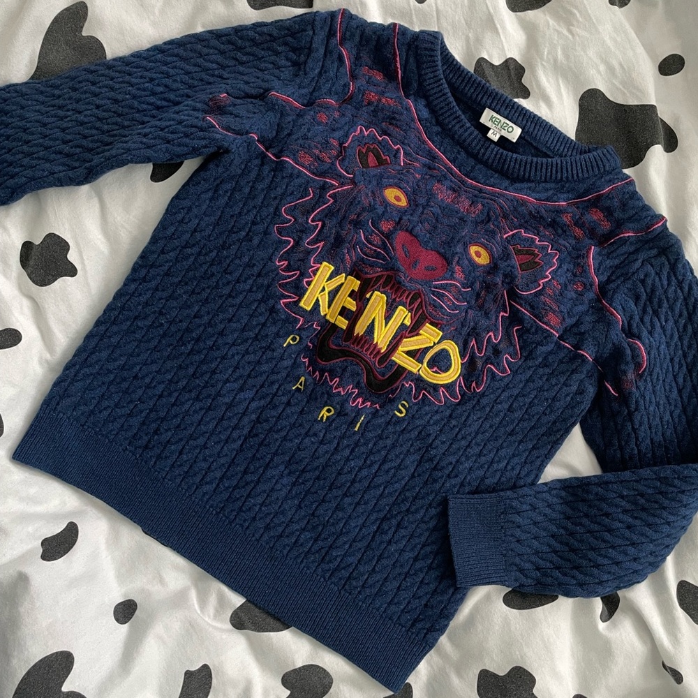 Kenzo Claw Tiger Wool Sweater - Picture 2 of 4
